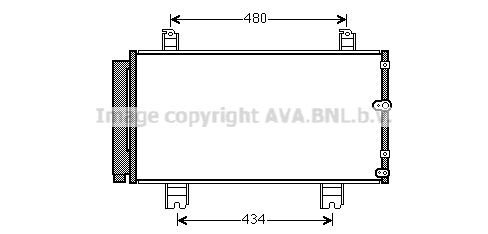 AVA QUALITY COOLING kondensatorius, oro kondicionierius TO5572D